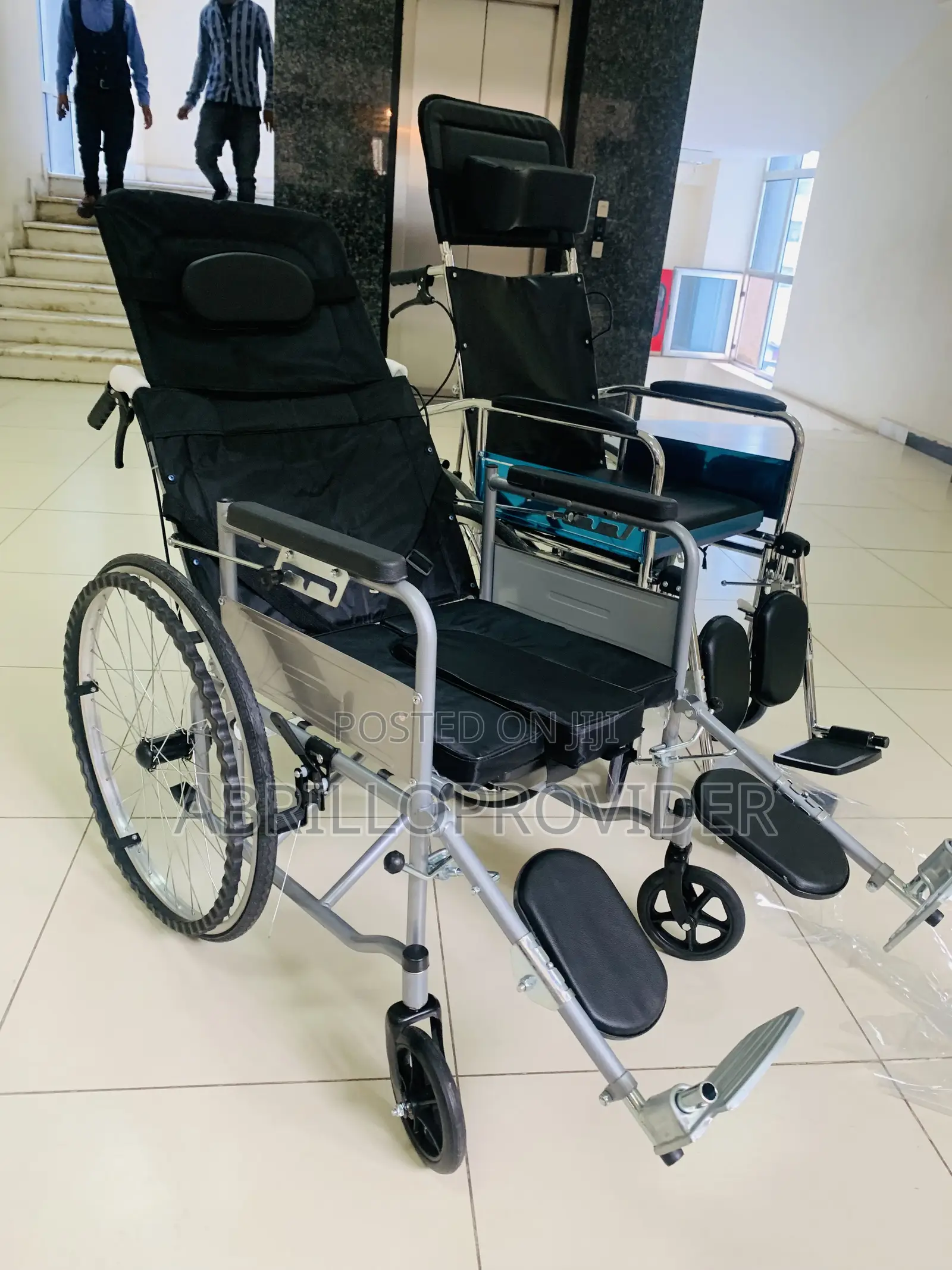 Adjusting Back Rest Wheelchair- Folding Wheelchair
