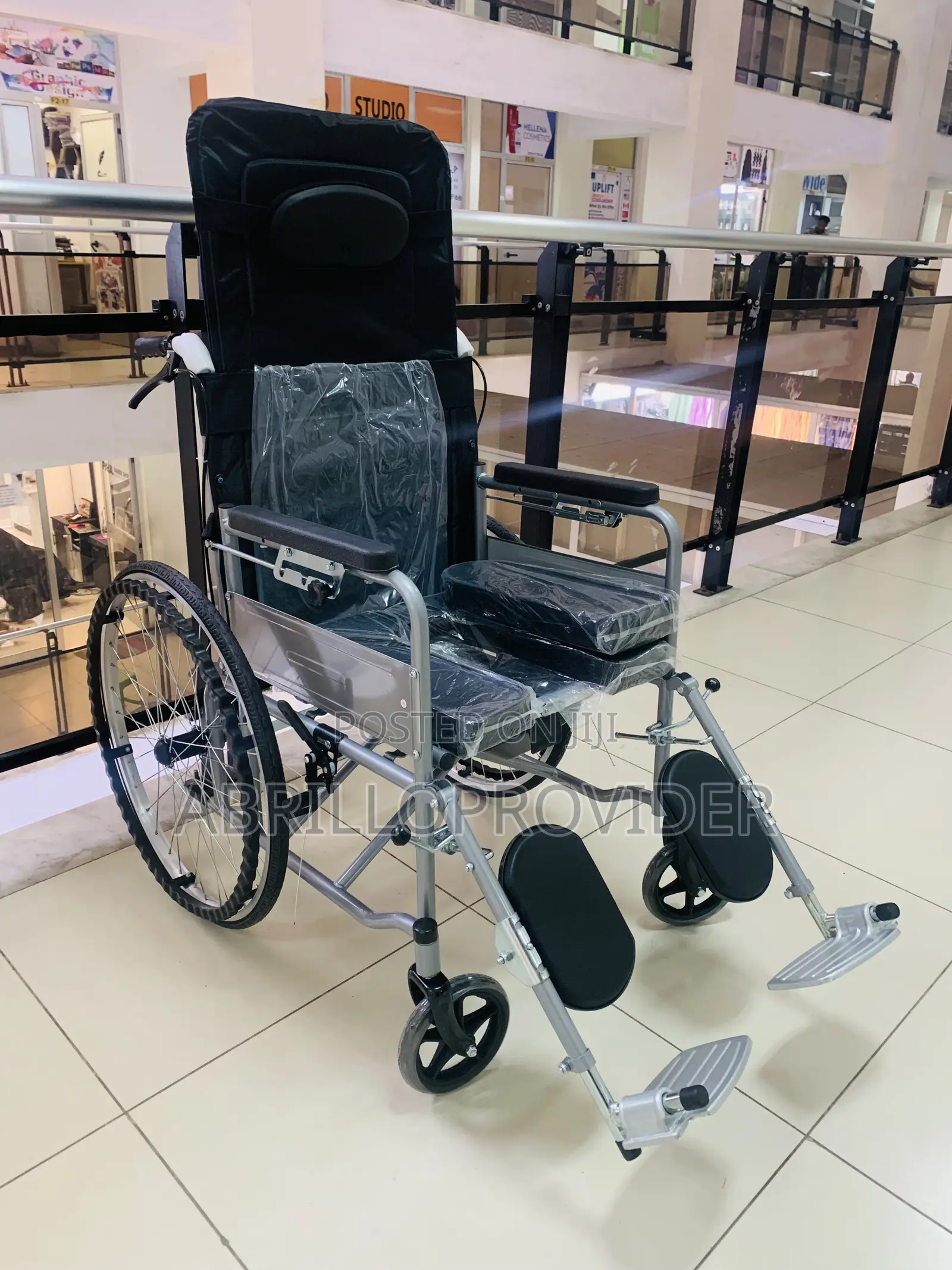 High Back Rest Wheelchair-New Packed Wheelchair-Shower Wheel