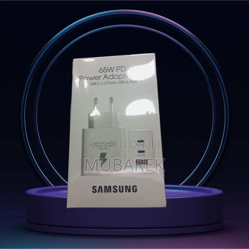 65W Samsung PD Charger for Fast Charging