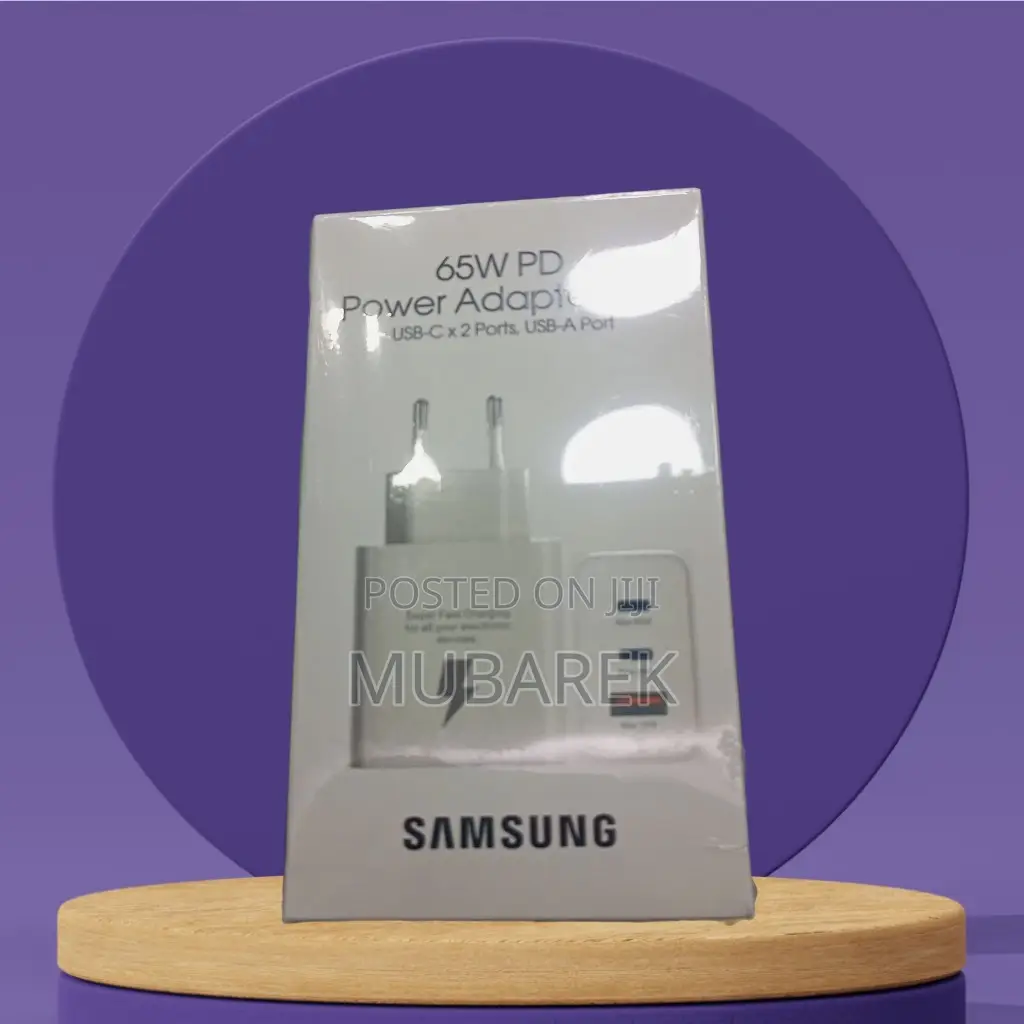 65W Samsung PD Charger for Fast Charging