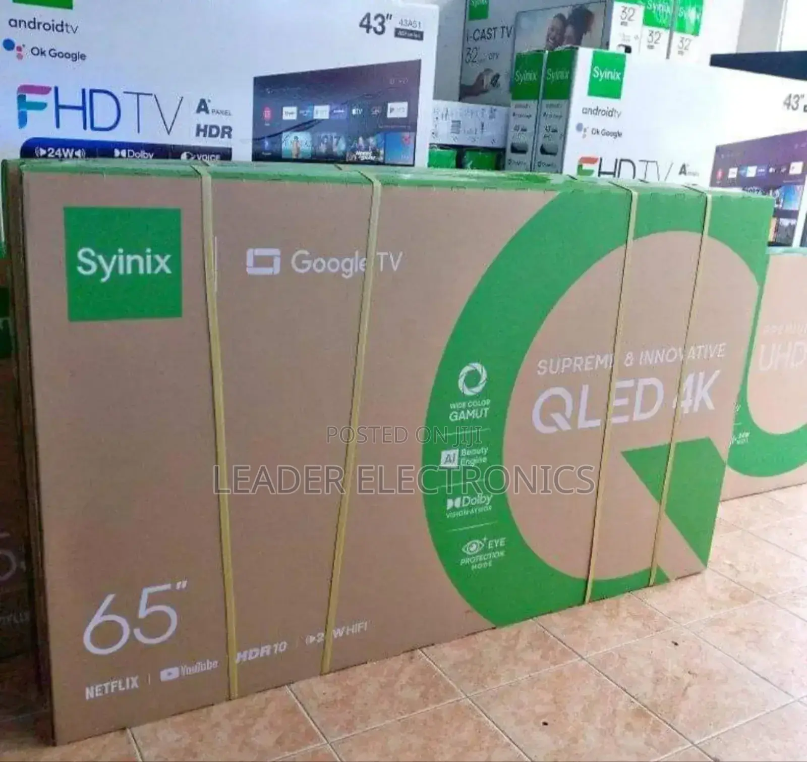 Syinix Tv 65 Inch Smart Android Tv