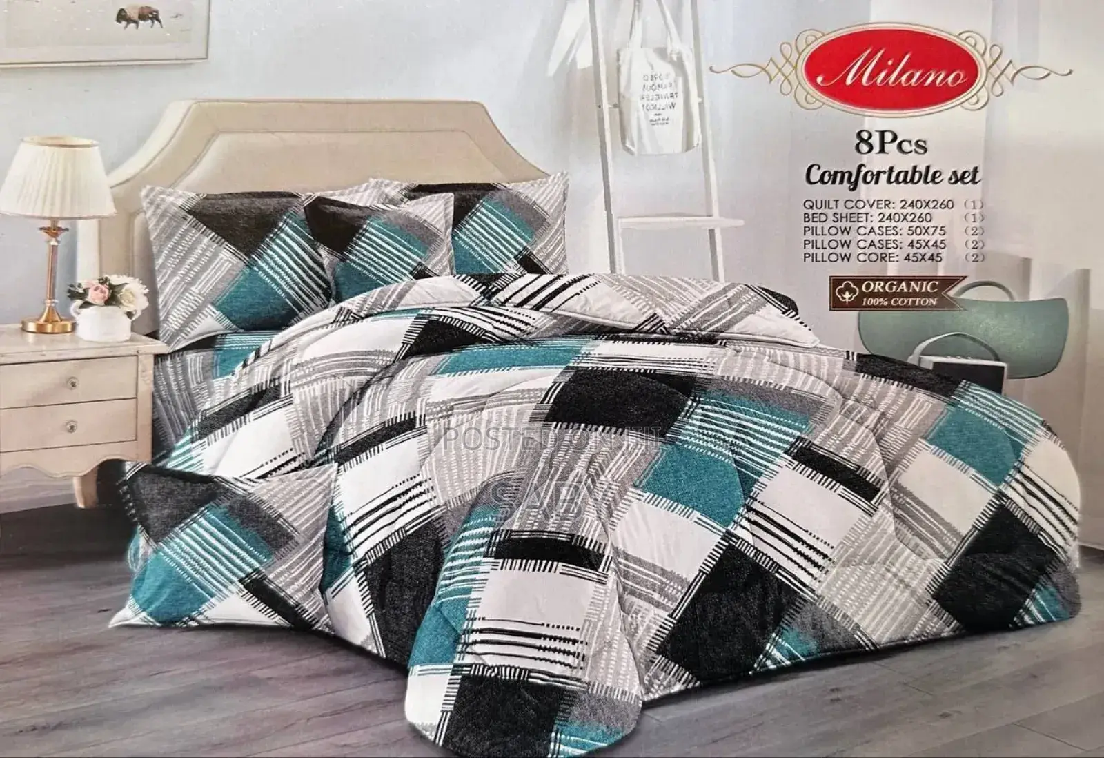 Quality 8 PCS Comforter Set