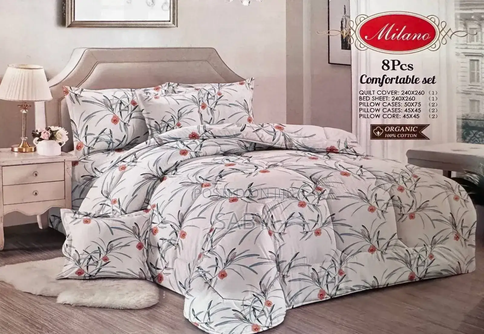 Quality 8 PCS Comforter Set