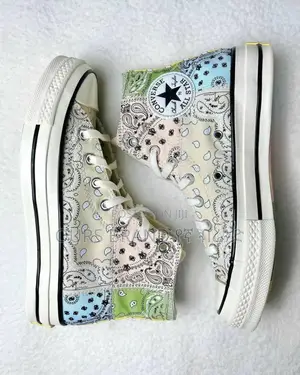 Allstar Converse Chuck Taylor Paisley High Quality Shoes