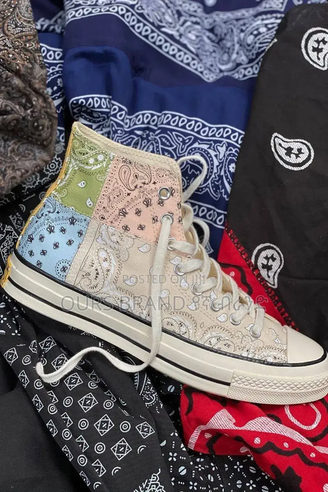 Allstar Converse Chuck Taylor Paisley High Quality Shoes