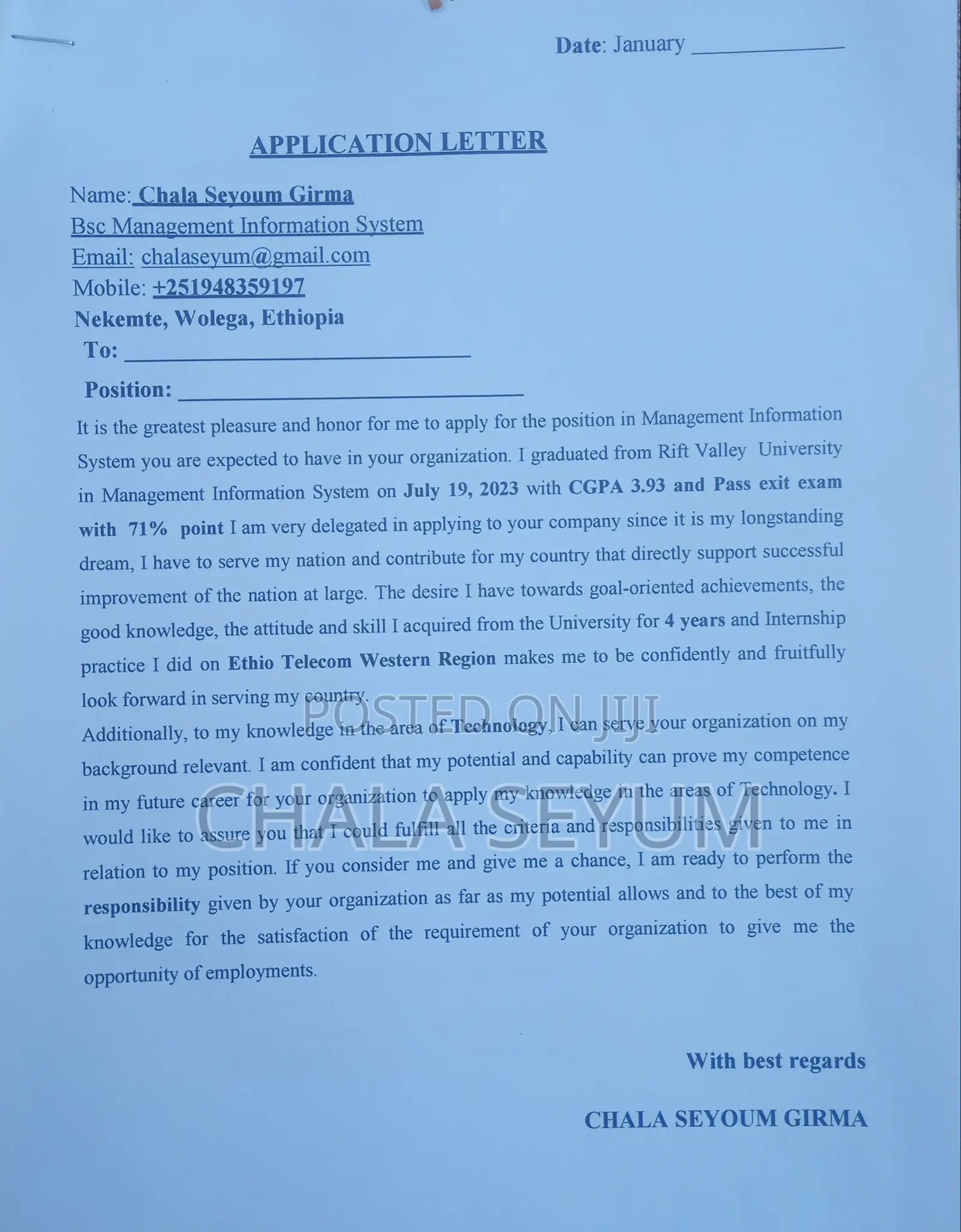 Part-Time Weekend CV