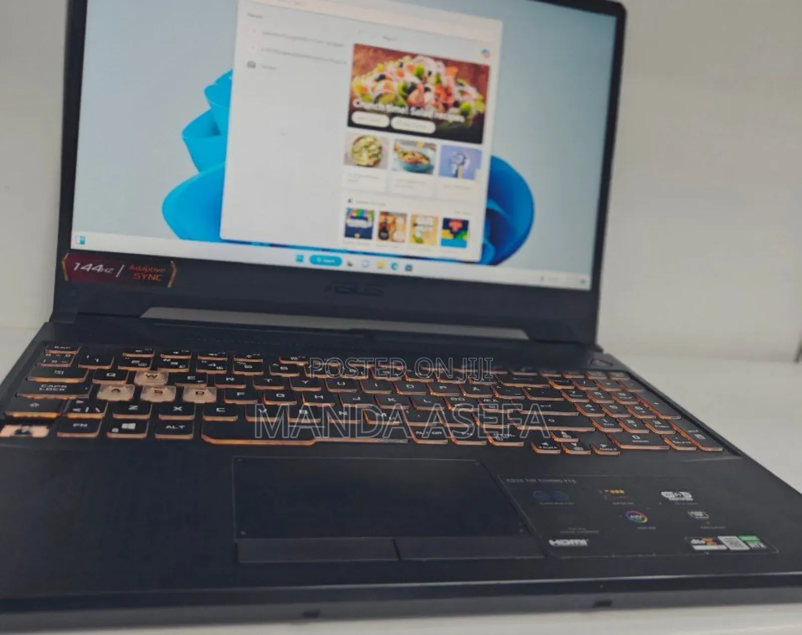 New Laptop Asus TUF Gaming A15 16GB Intel Core I7 SSD 512GB