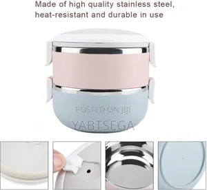 2 Layer Stainless Still Lunch Box