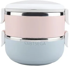 2 Layer Stainless Still Lunch Box