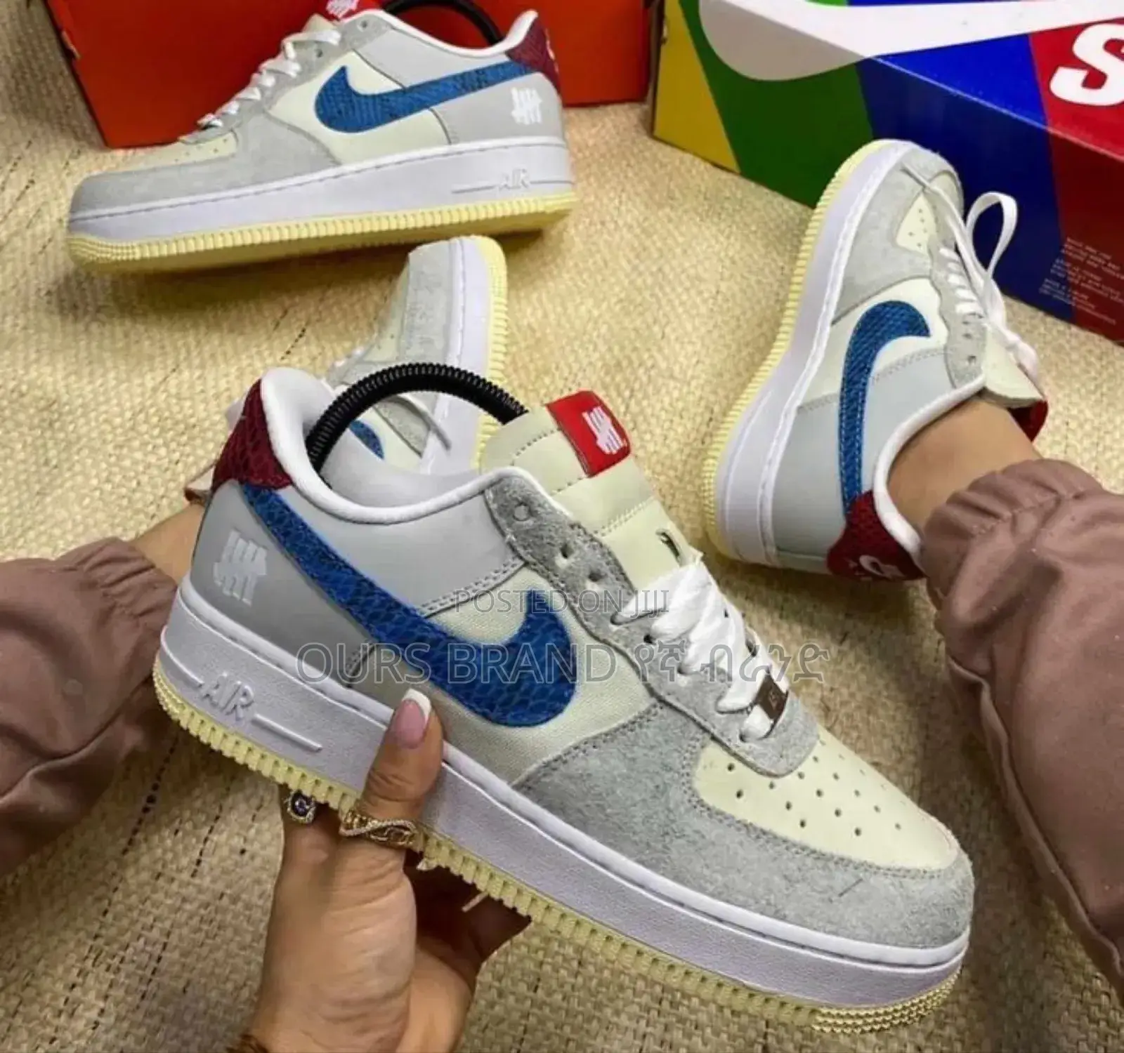 Nike Air Force 1 Shadow Grey Fog High Master Quality Sneaker