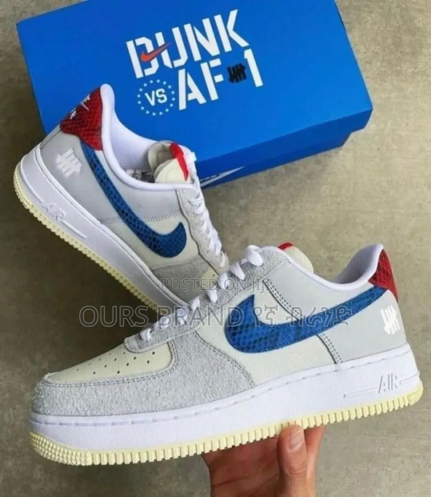 Nike Air Force 1 Shadow Grey Fog High Master Quality Sneaker