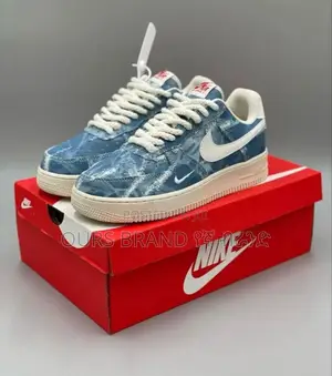 Nik Air Force DENIM High Master Quality Luxury Sneakers Shoe