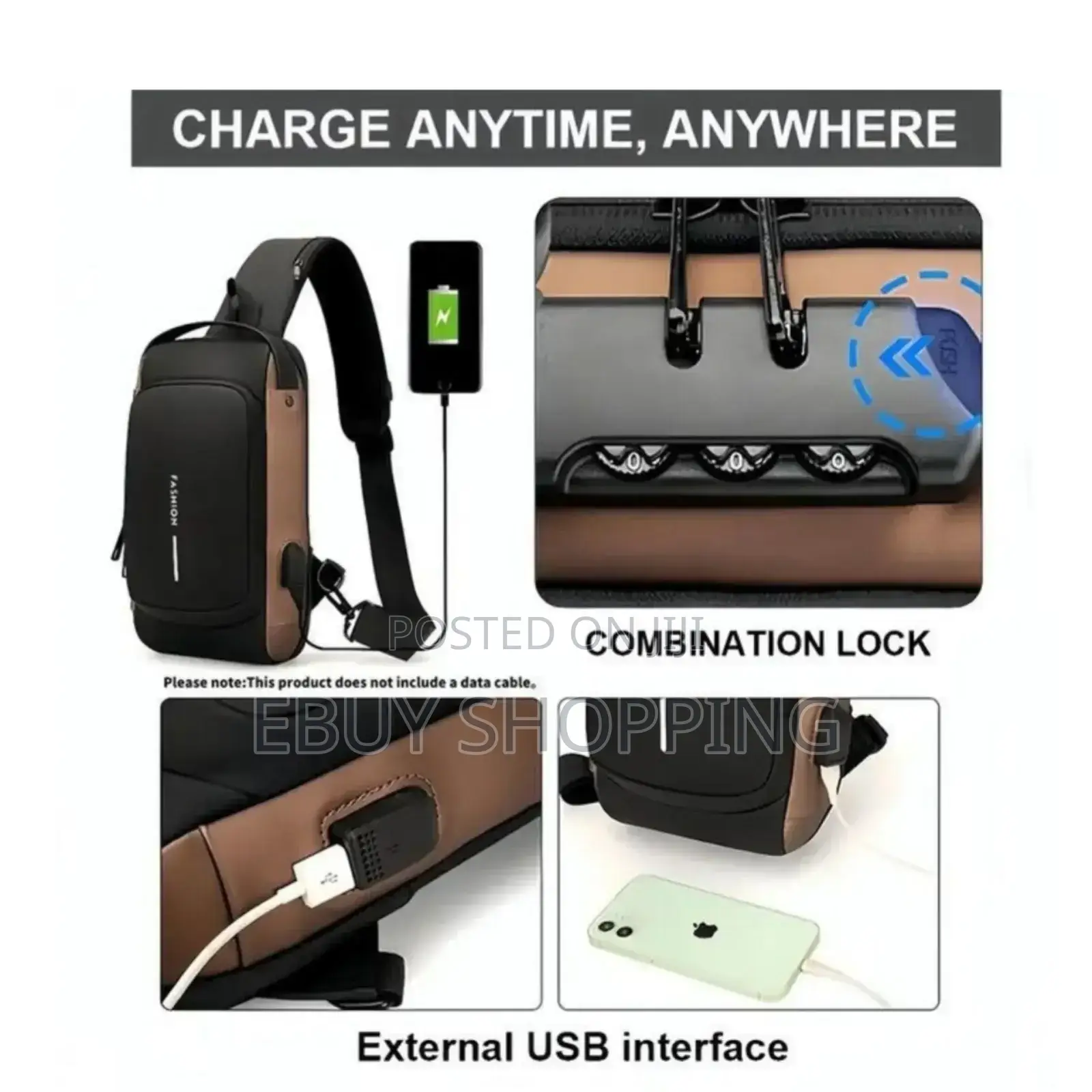 Multifunction Crossbody Bag