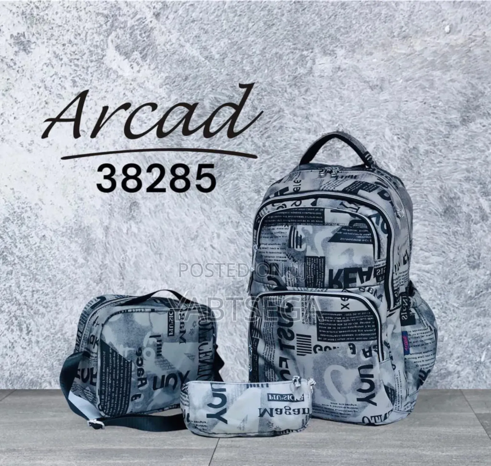 3pcs Arcad Backpack