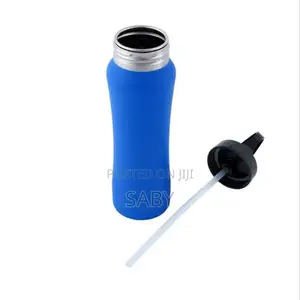 Photo - Stainless Steel Water Bottle With Straw