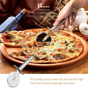 Photo - Stainless Steel Pizza Wheels Cutter