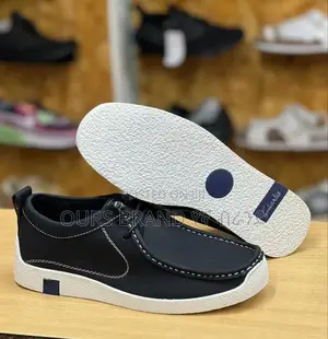 Photo - Clarks Pure Leather High Master Quality Sneakers Shoes