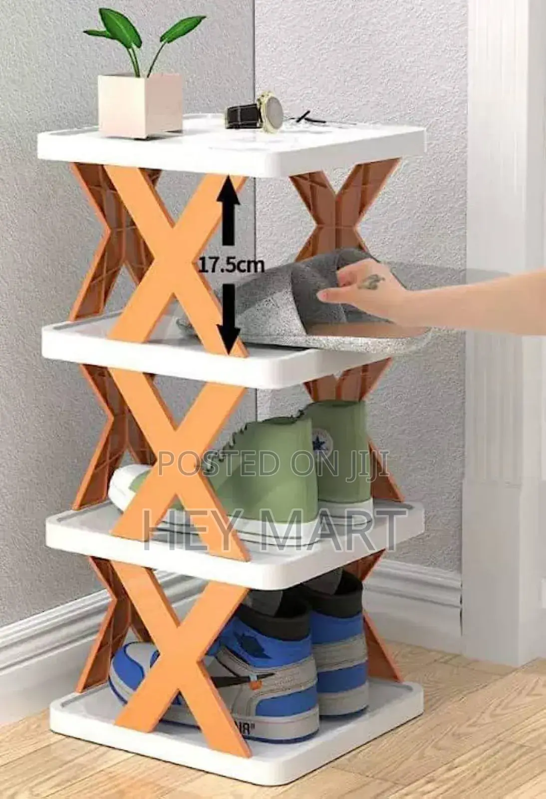 4 Layers X-Shaped Shoe Frame