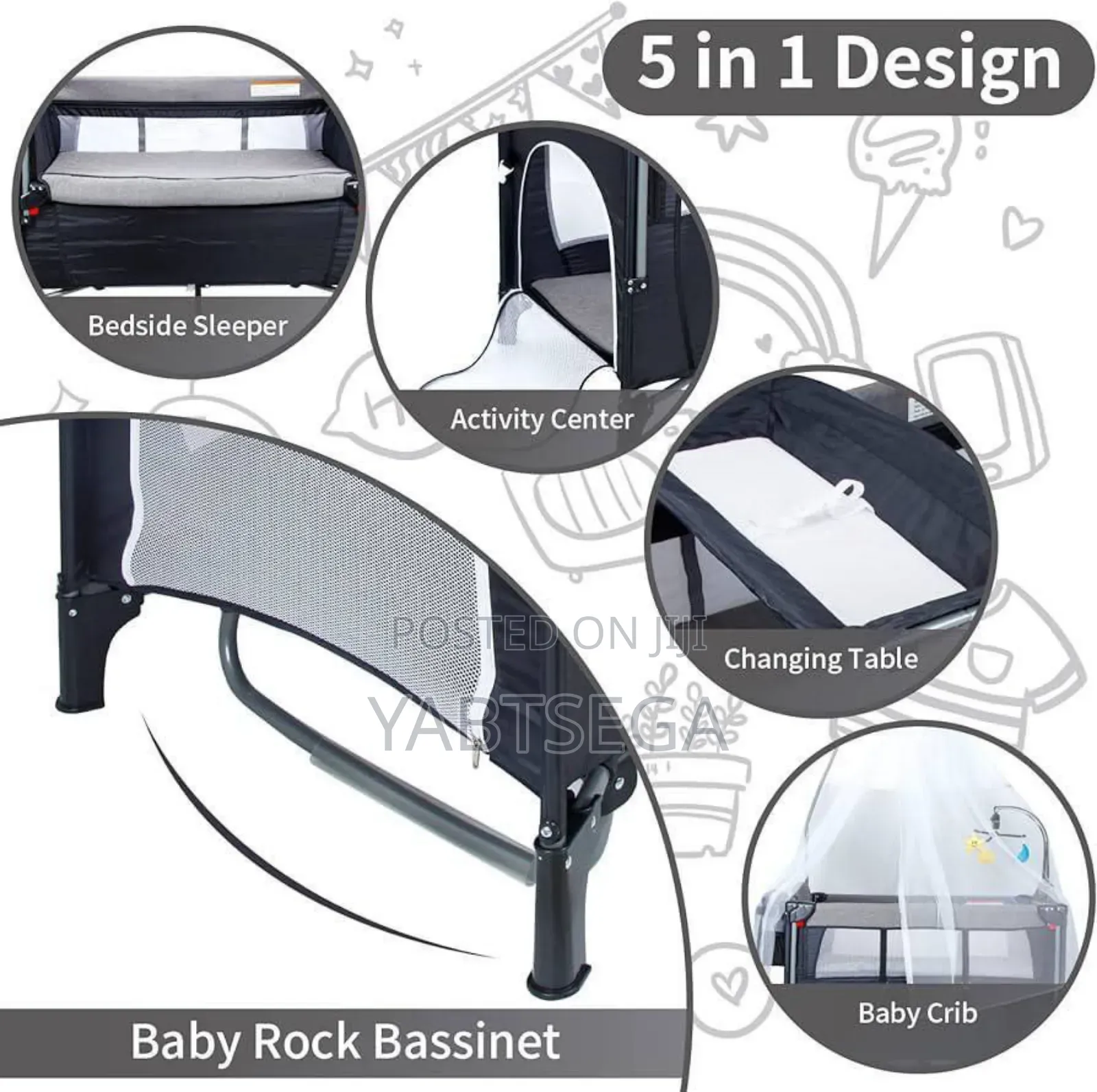 Deluxe Baby Bedside Crib