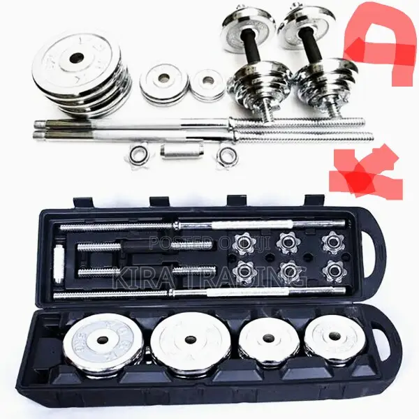 Adjustable ጠንካራ Cast Iron Dumbbell and Barbell