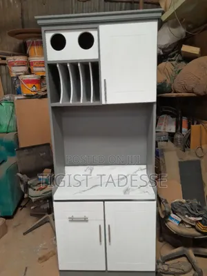 Photo - Kitchen Cabinet 80cm MDF ፅድት ያለ