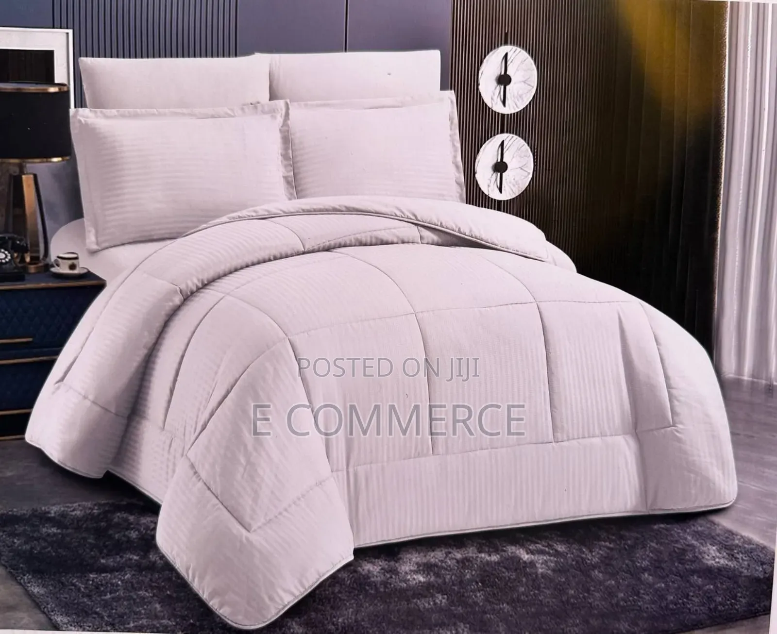 Milano የኮተን ኮምፈርት Quality 8 PCS Comforter Set