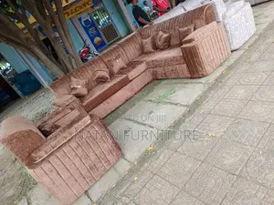 ሶፋ(Sofa Full Set)Made of ማለዳ HD#1 Sponge Qlty Wood Materal