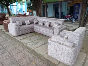 ሶፋ(Sofa Full Set)Made of ማለዳ HD#1 Sponge Qlty Wood Materal