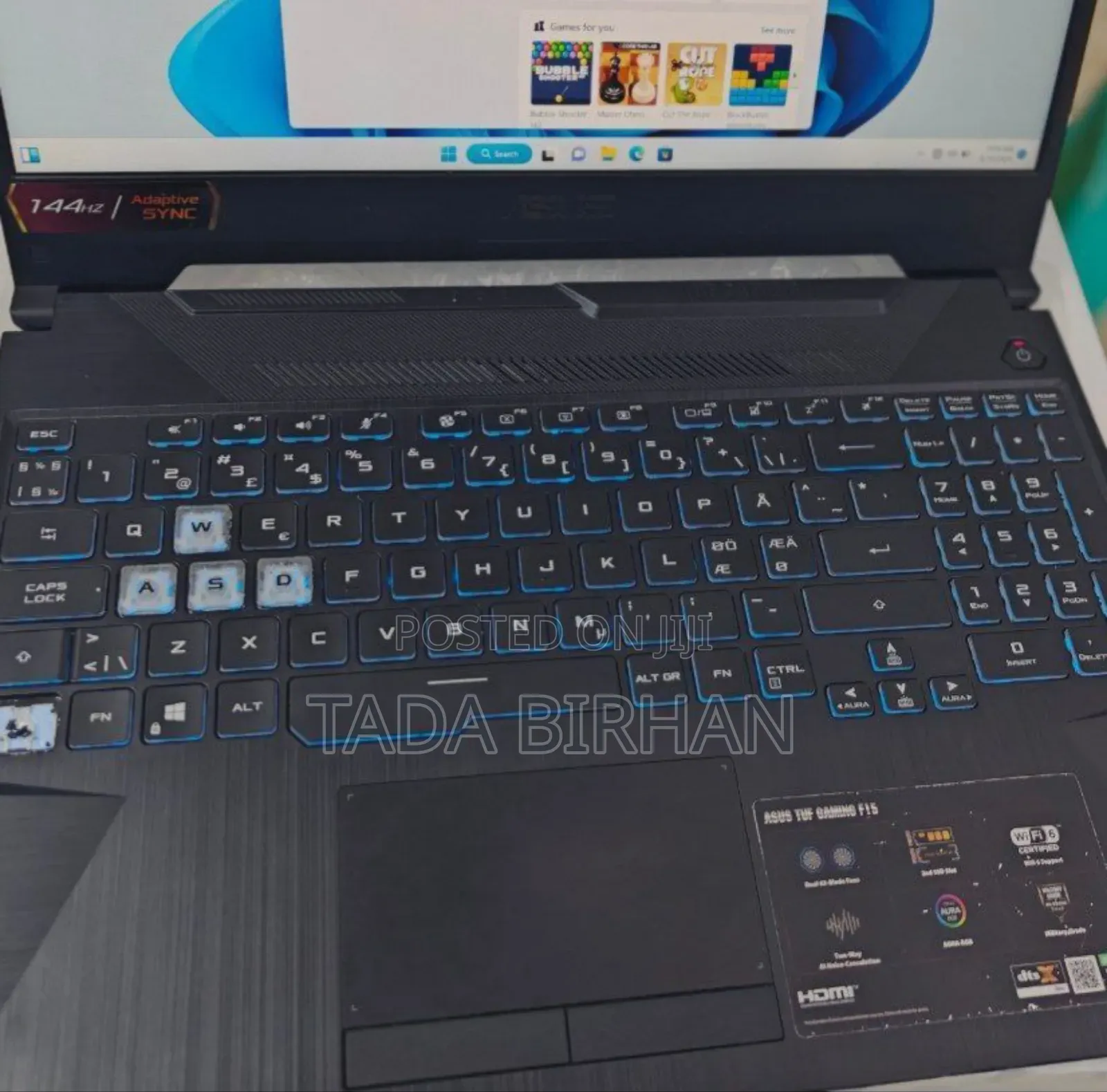 New Laptop Asus TUF Gaming A15 16GB Intel Core I5 SSD 512GB