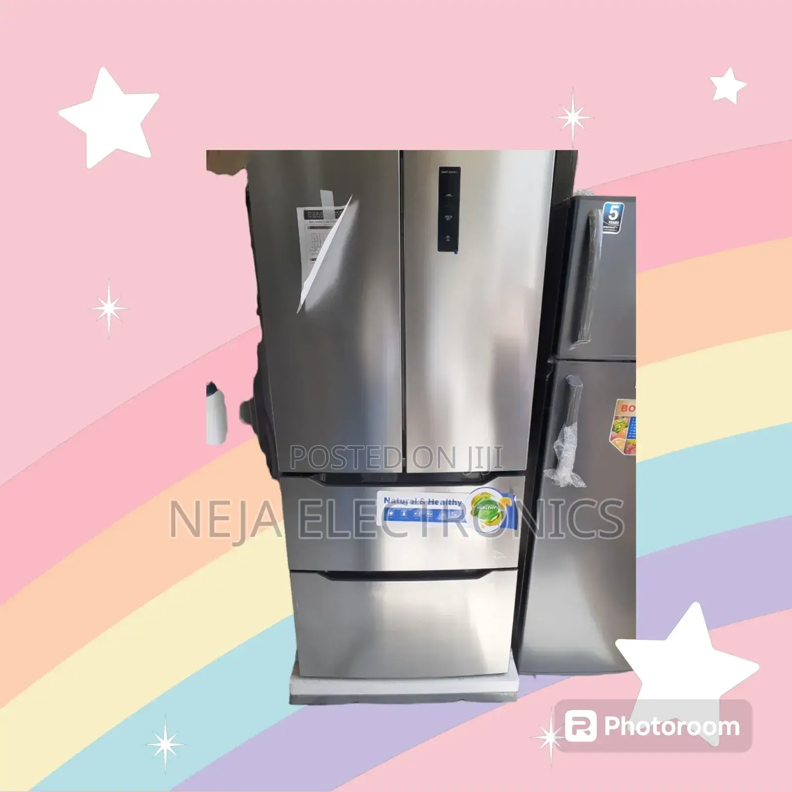 Garad Refrigerator 424l Side by Side Bottom Freezers Fridges