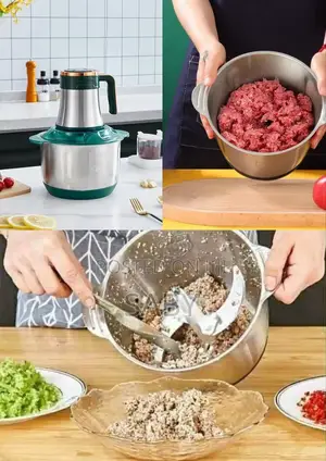 በኤሌክትሪክ የሚሰራ የሽንኩርት፣ የስጋ ፣የጨጓራ መፍጫ