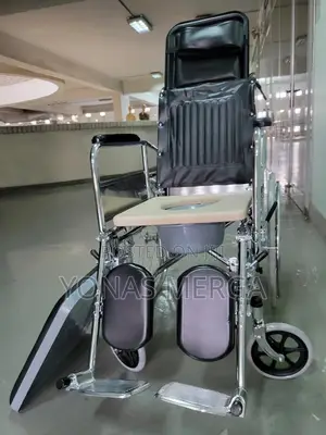 Wheelchair,Full-Lying Wheelchairs Folding, Seat Leather Face