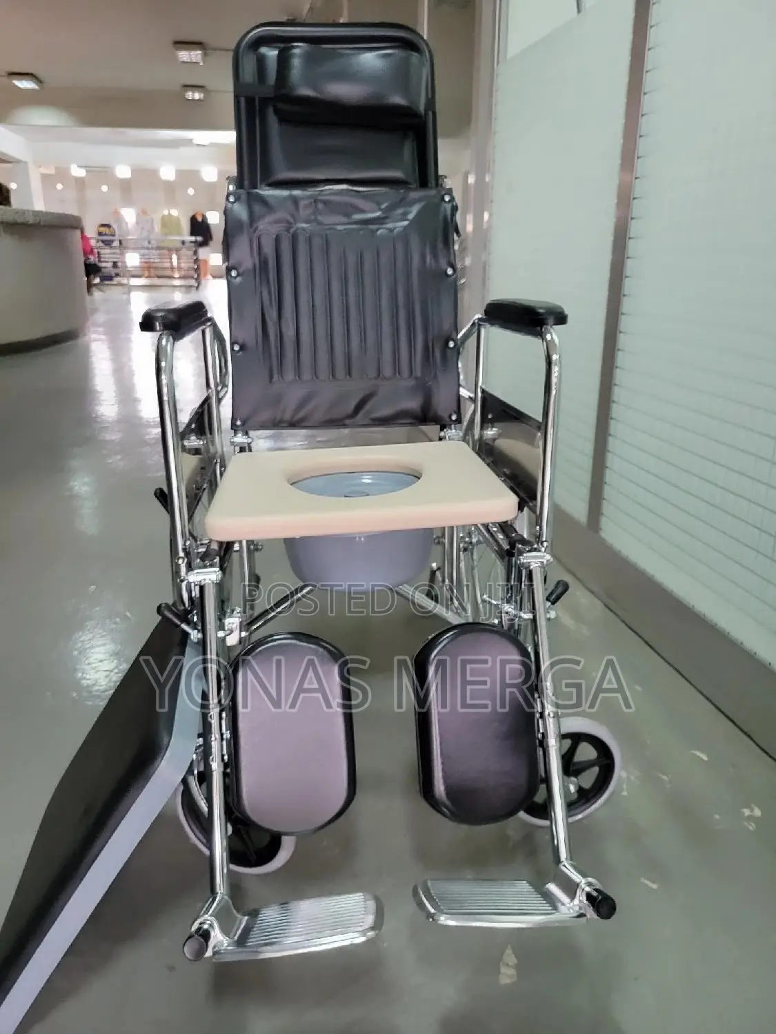 Wheelchair Lightweight Recliner W/Detachable Armrest Swing