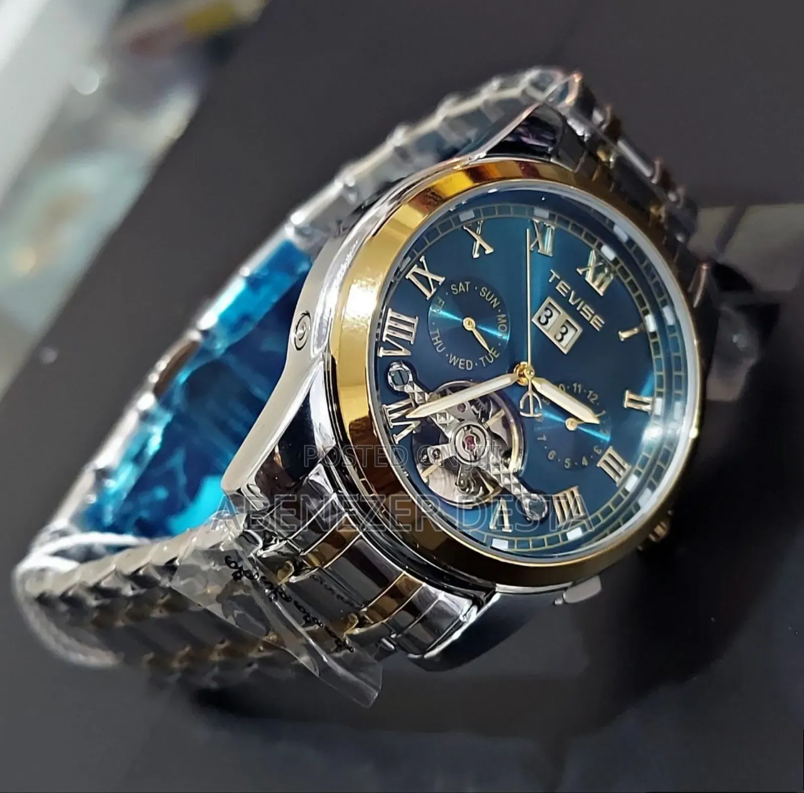 Tevise Waterproof Stainless Steel Men's Watches Automatic