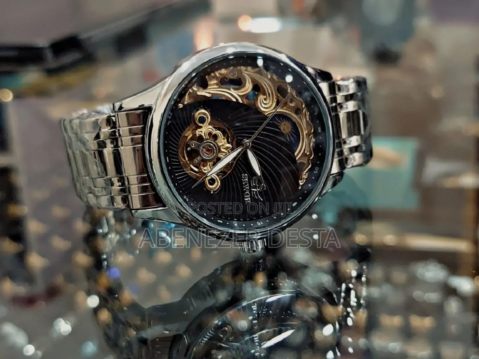 SEWORE Waterproof Stainless Steel Men's Watches Automatic