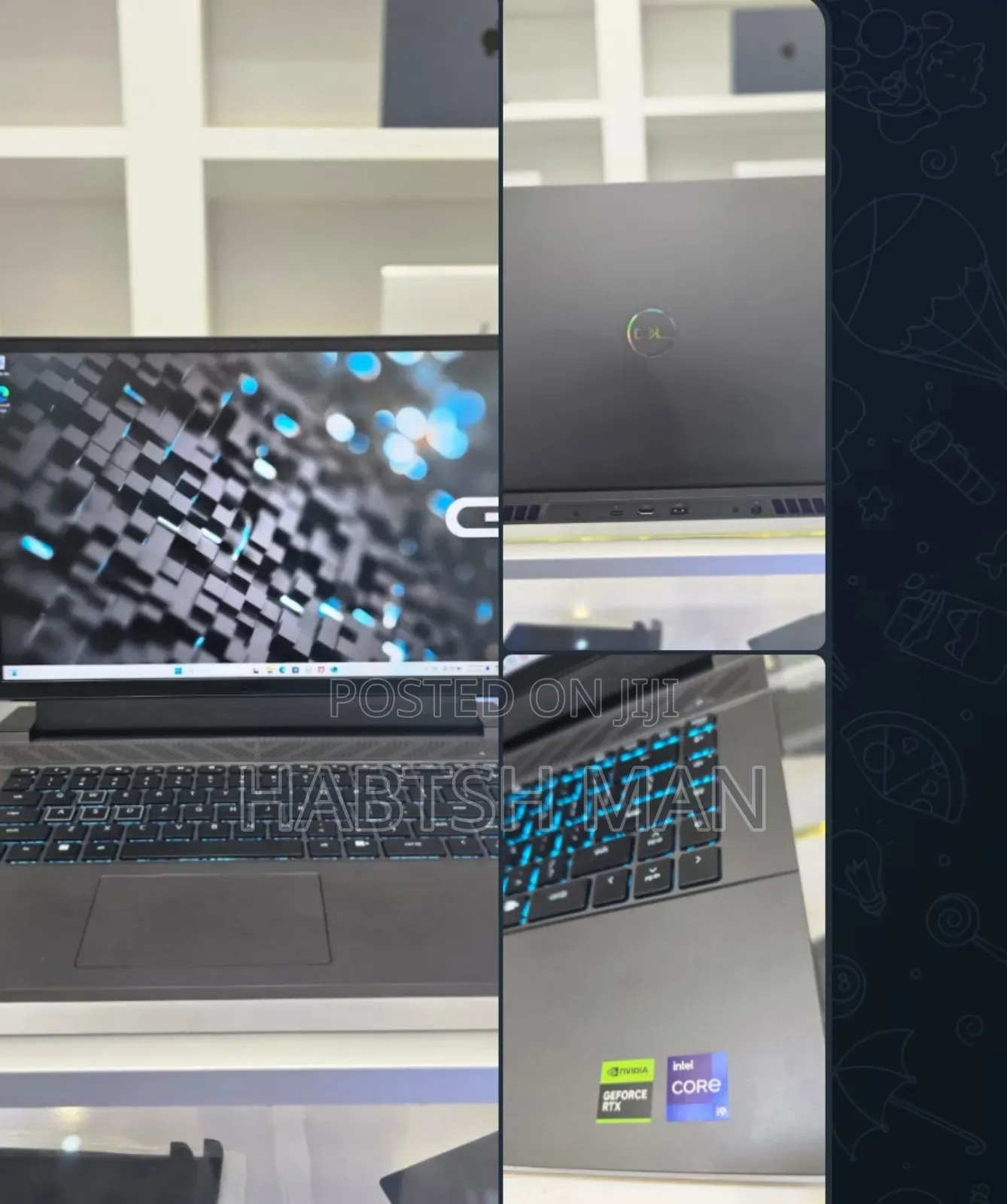 New Laptop Dell G16 7630 16GB Intel Core I9 SSD 1T