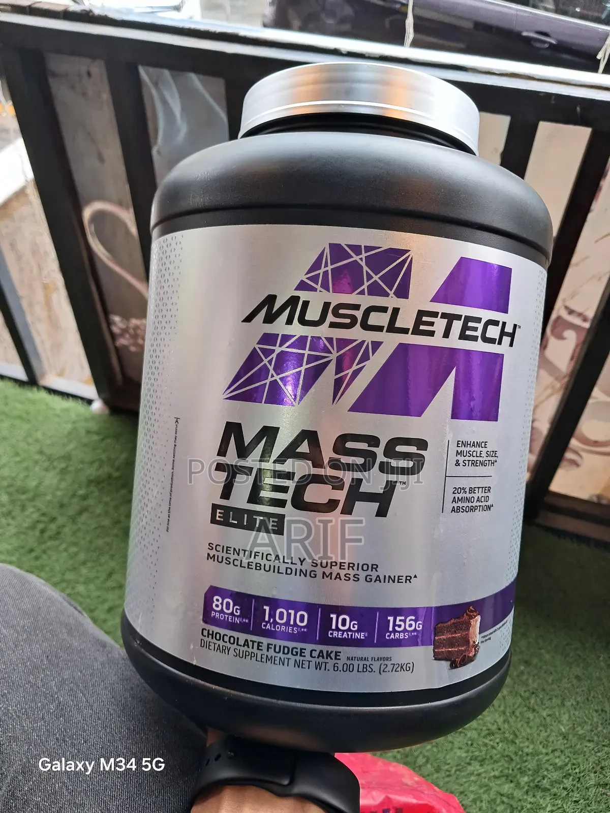 Masstech Elite Muscle Building Mass Gainer 2.72kg