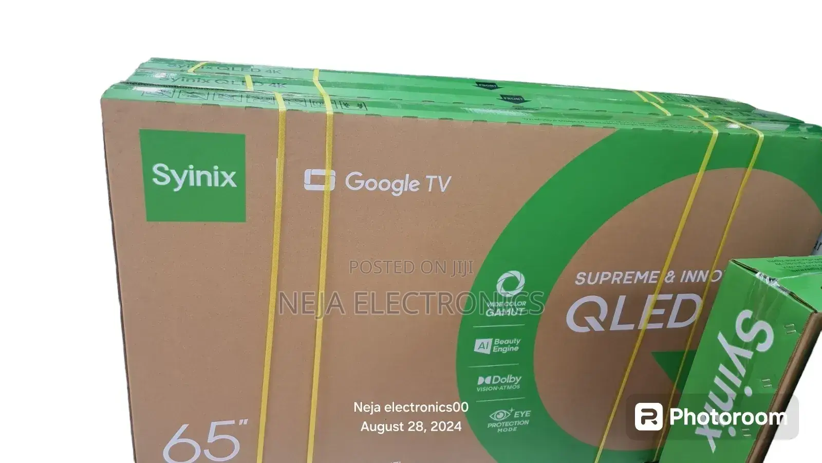Syinix Tv 65in Google Qled Tv for Sales Price in Delivery