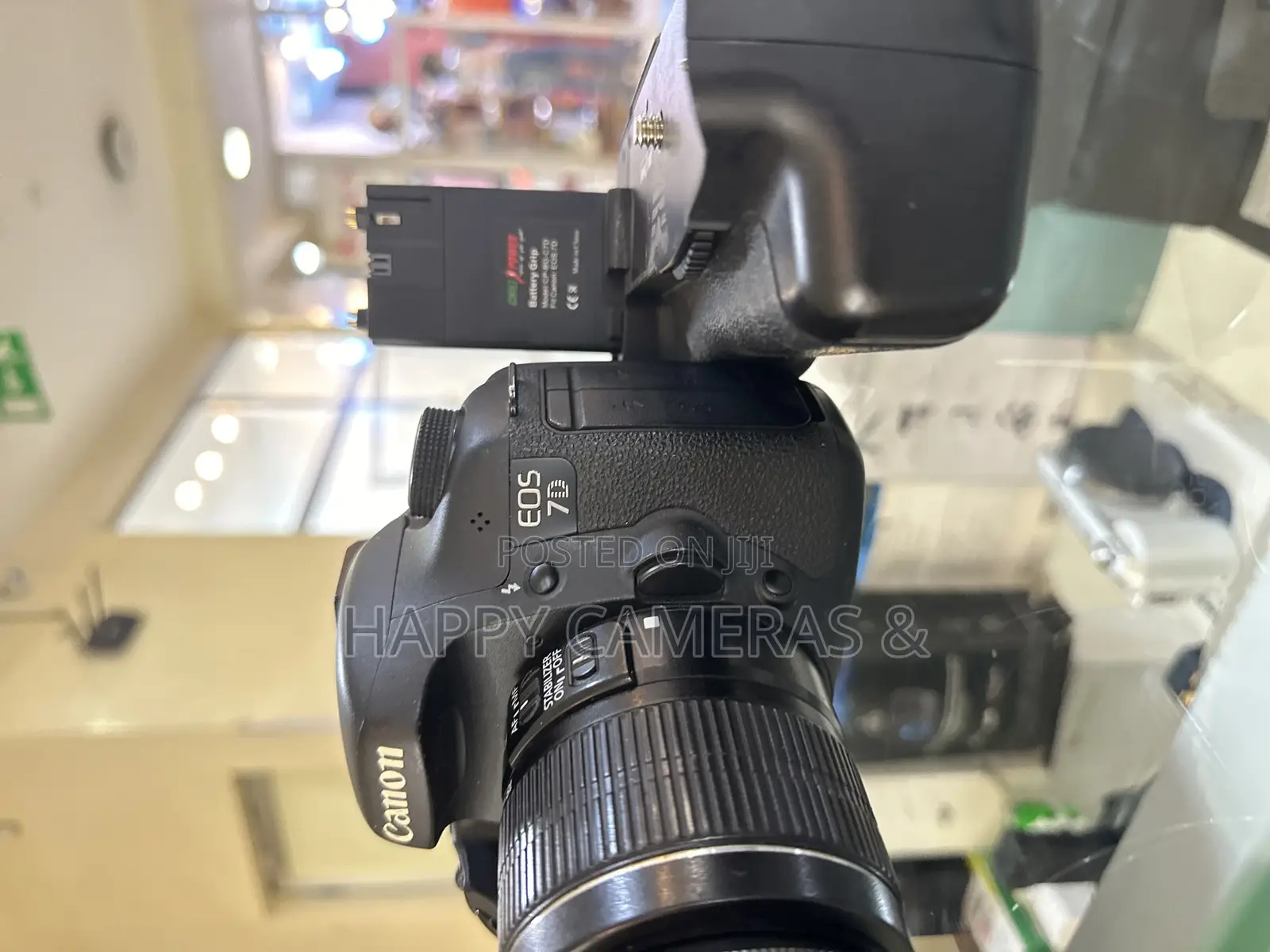 7d Canon 18-55mm + Battery Grip