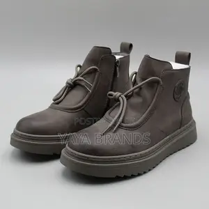 Photo - Men's Thick Soled Boots Leather Master Quality Shoes
