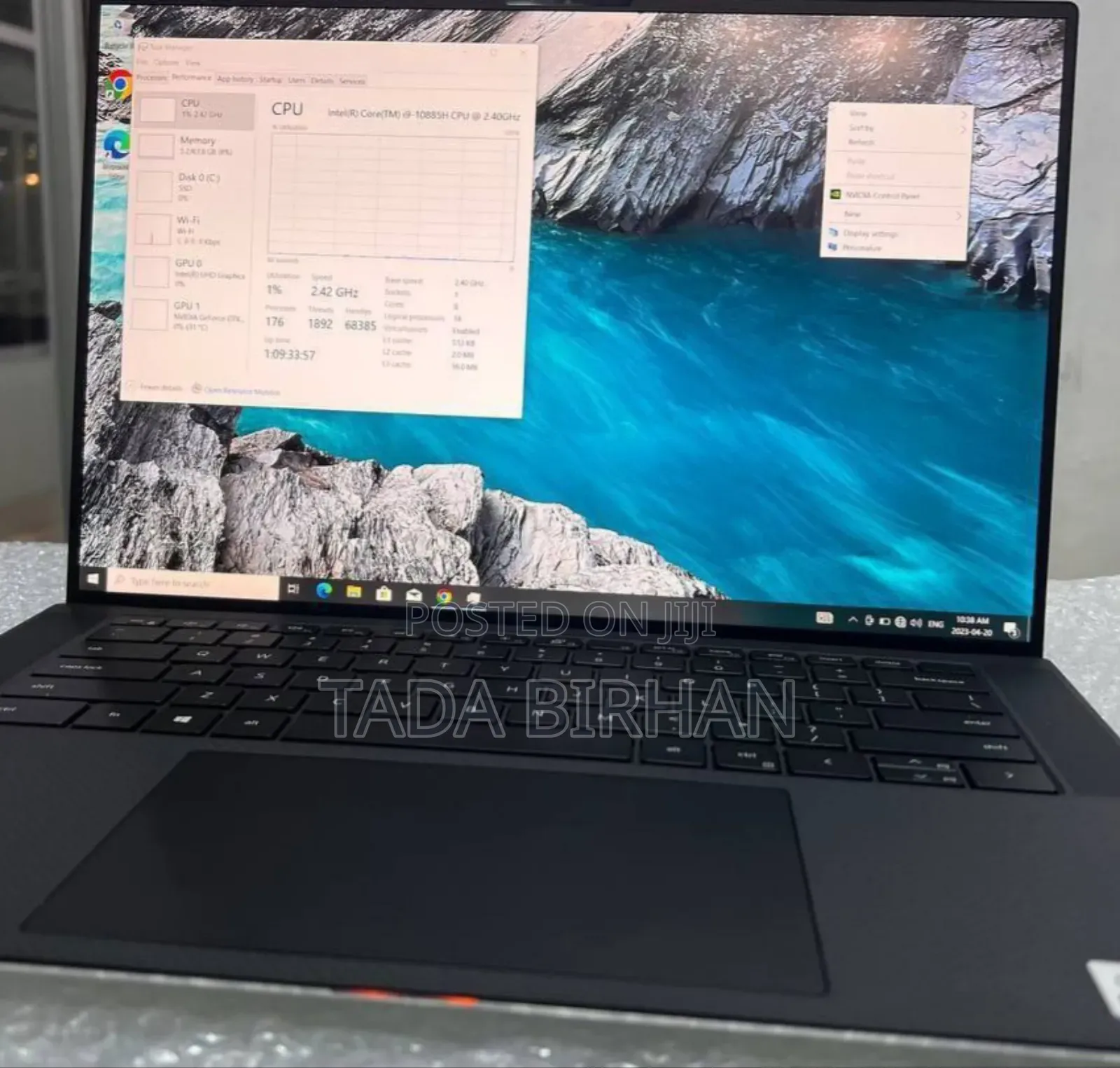 New Laptop Dell XPS 15 16GB Intel Core I7 SSD 512GB