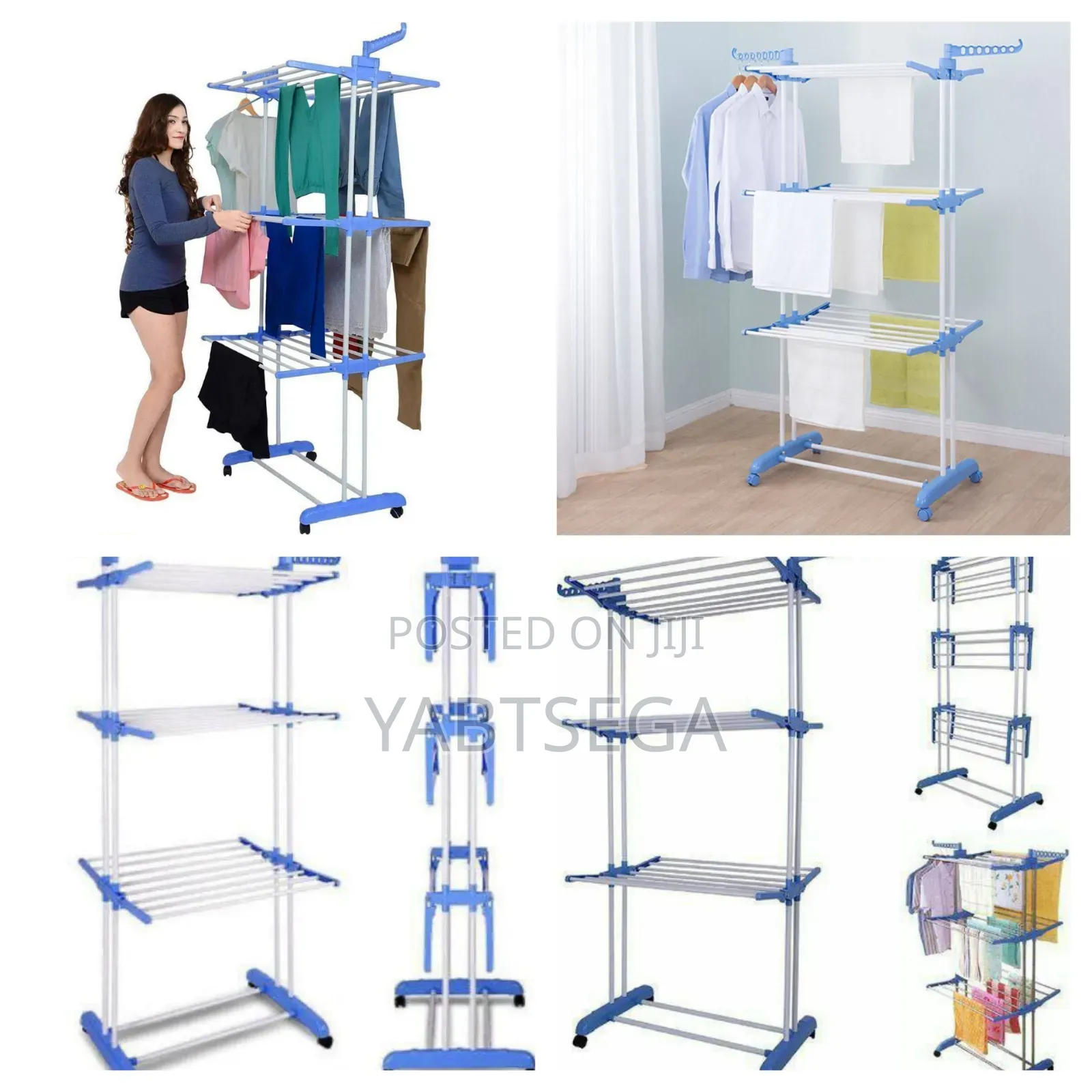 የልብስ ማስጫ (ማድረቂያ) 
Three Layers of Clothes Hanger