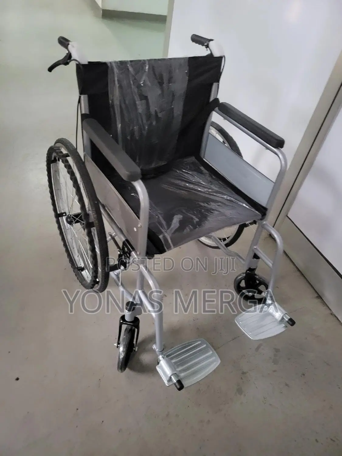 Aluminum Wheelchair OCYE Transport Chair With Handbrake,