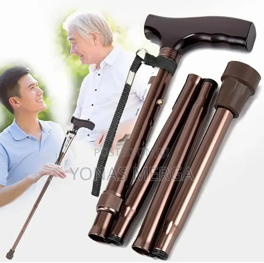 NERDO Adjustable Fold Walking Cane for Men Women-Lightweight