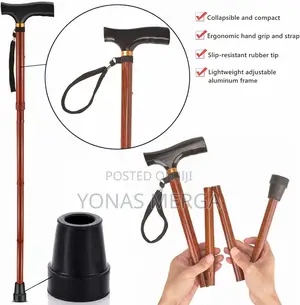 Photo - Adjustable Walking Cane, Folding Cane for Men Women,