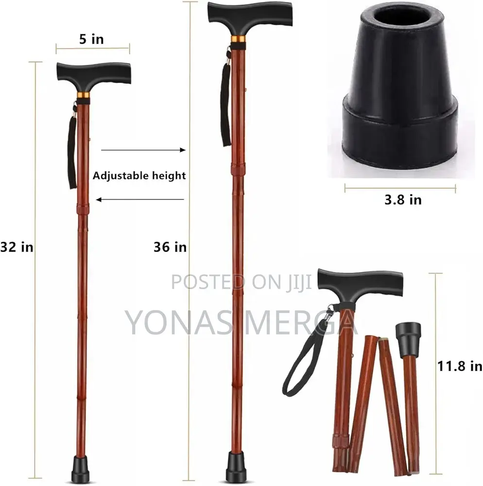 Folding Walking Cane;Cane Can Easily Fold to Compact 30 Cm