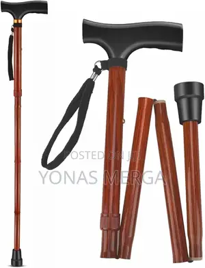 Photo - Walking Stick Easy Folding Cane Mobility Collapsible Sticks