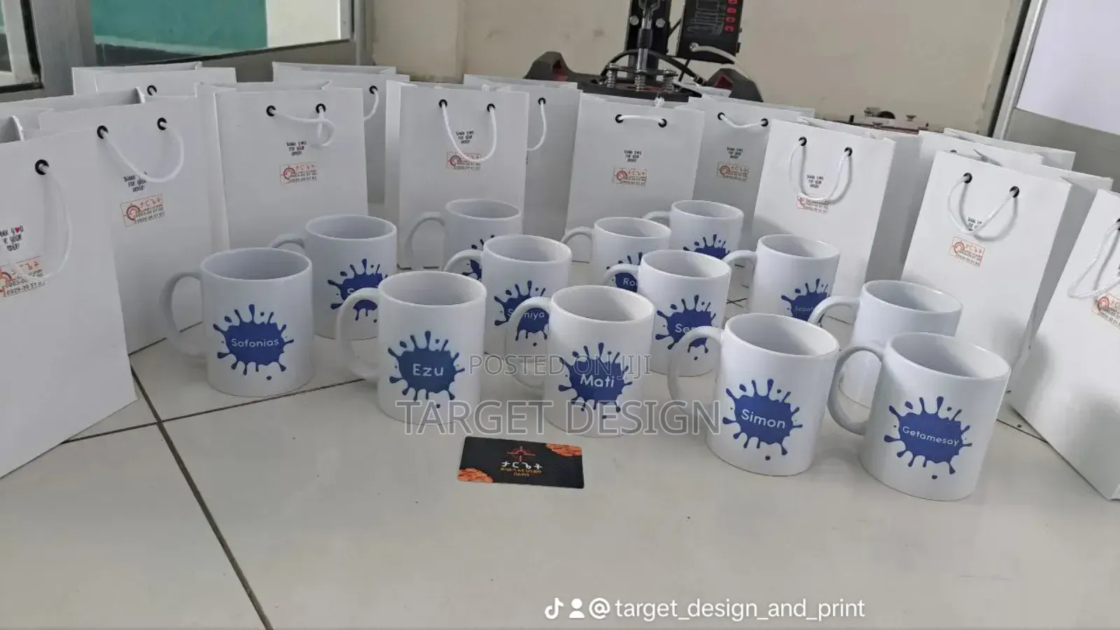 Mug Printing and Paper Bag