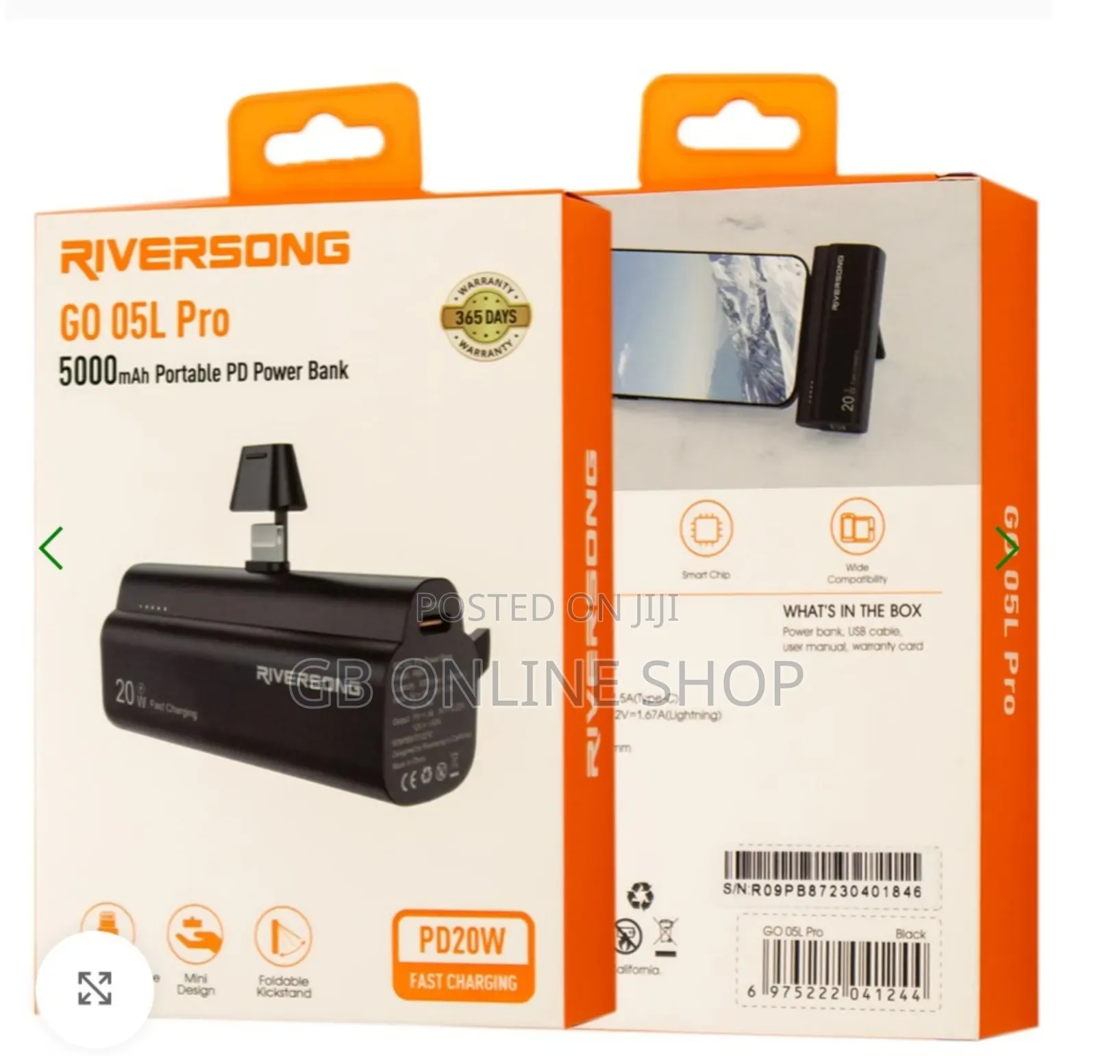Riversong GO 05L PRO 5000mah Mini Power Bank