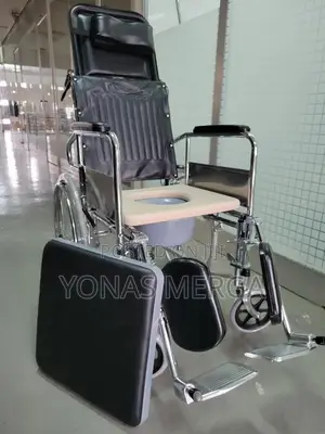 Toilet Wheelchair Can Sit Recning, 180 ° Full Recning Design